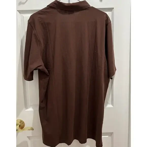 FG Tech‎ Large Men's Shirt Polo Golf Swan Made In USA Fairway & Greene - Picture 4 of 5